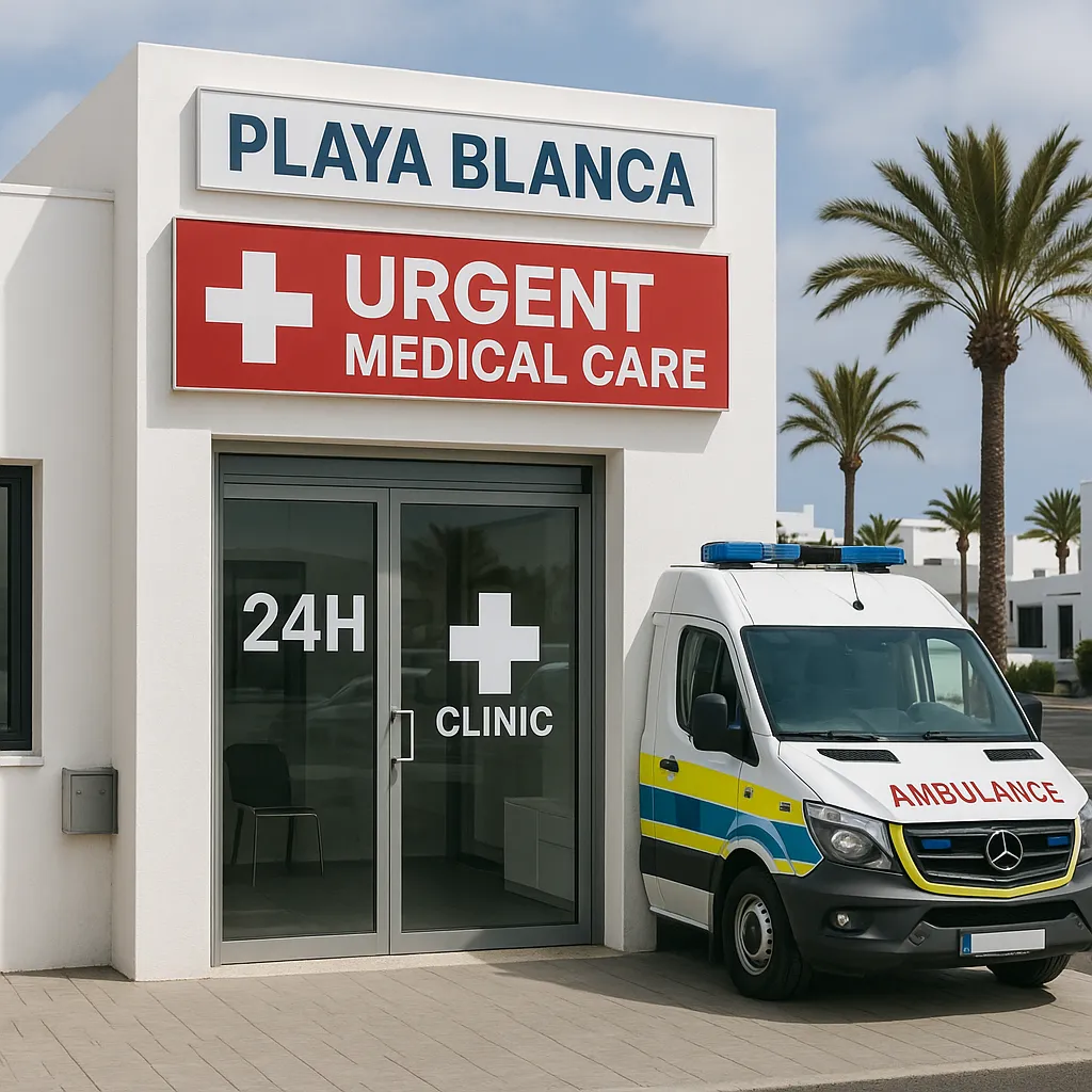 Atención médica urgente en Playa Blanca
